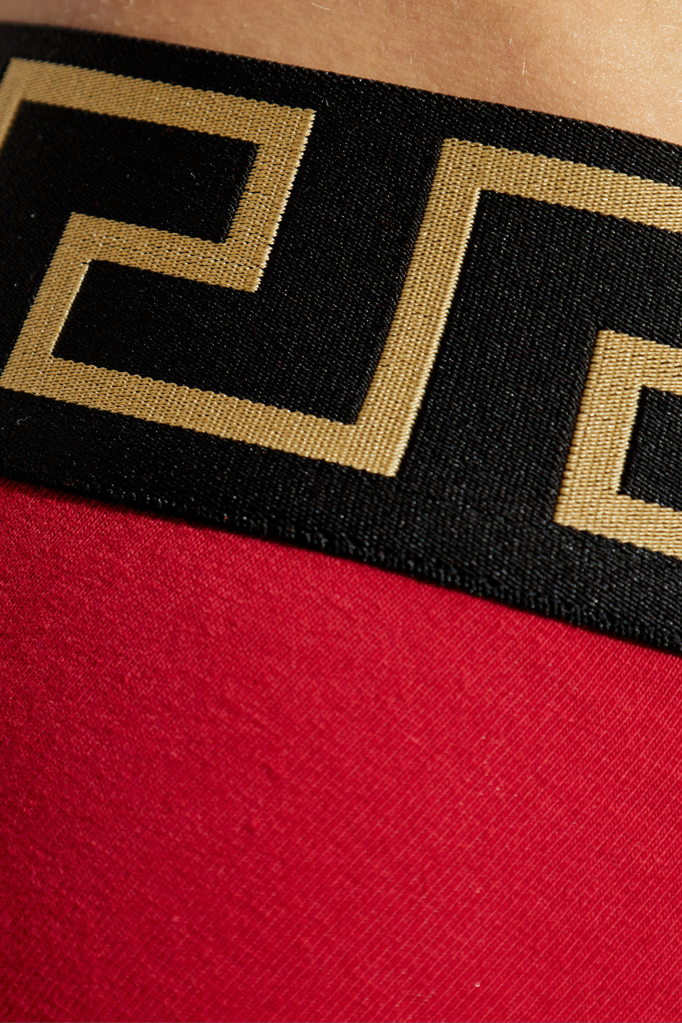 Red Boxers with logo Versace - SchaferandweinerShops GB